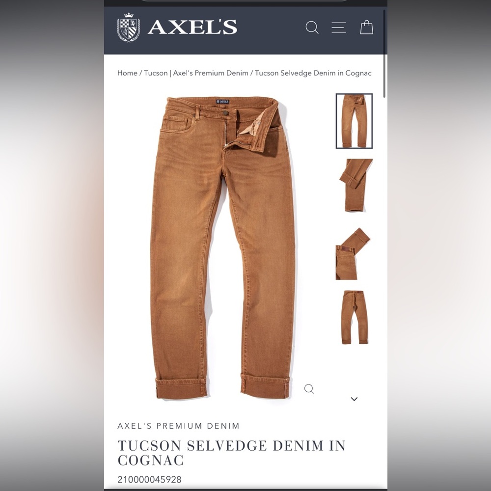Men’s Axel’s Brown Jeans